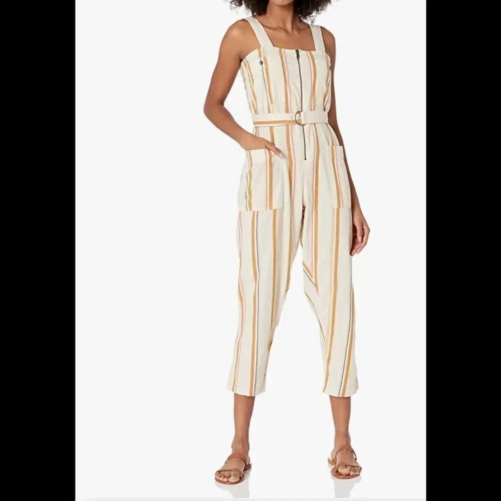 BillabongâLight The Night striped center zip jumpsuitâS